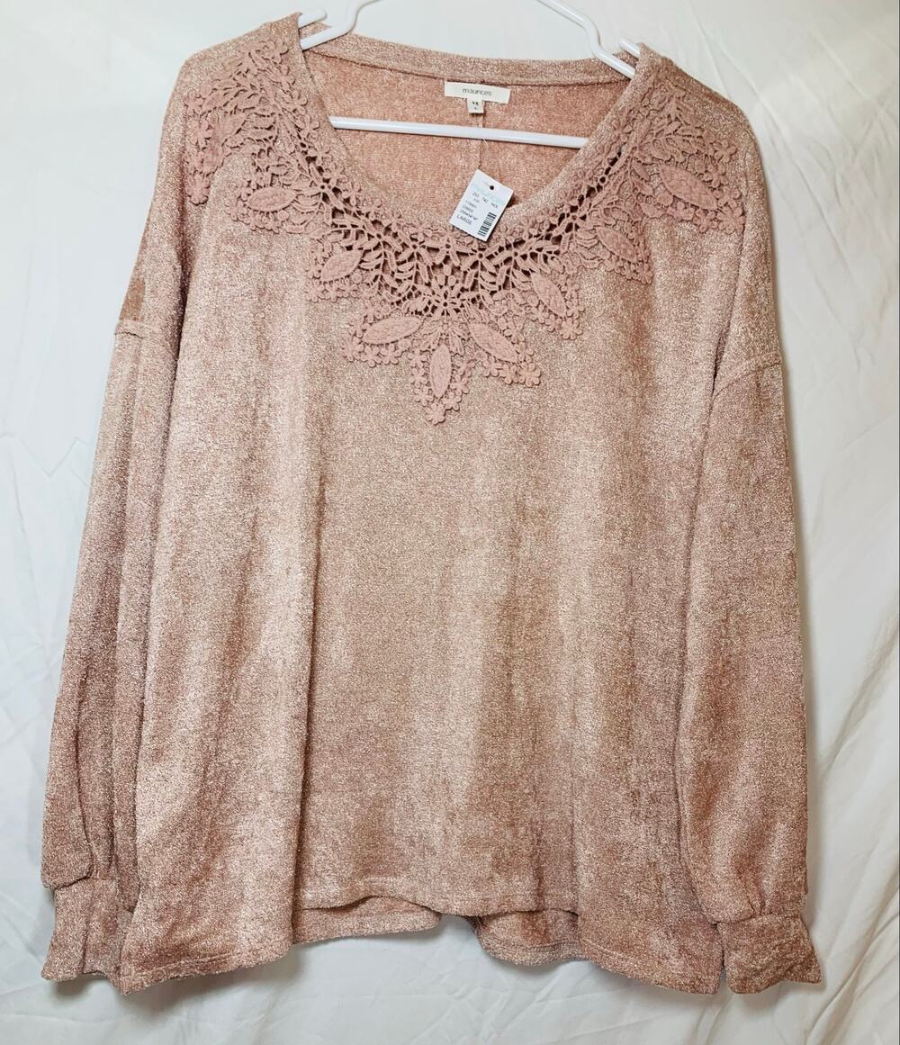 NWT Maurice’s Shimmer Long Sleeve